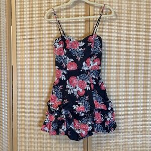 SPEECHLESS Womens JR 5 Dress Floral Tiered Babydoll Resort Cottagecore Whimsical